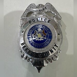 Very nice Pennsylvania Badge. Berks County.  Please See Pictures